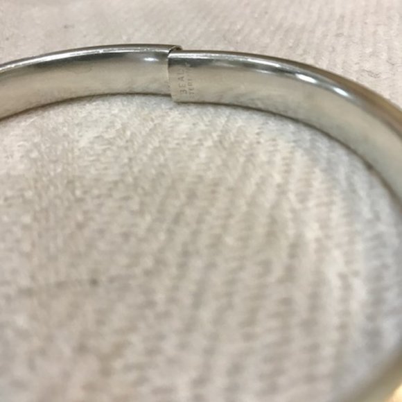 Beau Sterling Bangle Bracelet - Picture 4 of 5